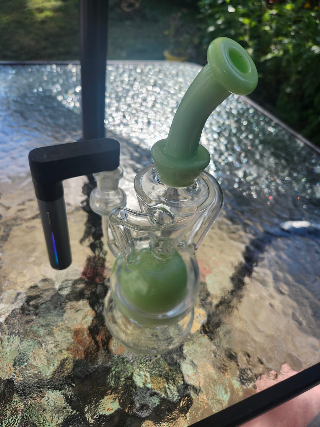 Customer photo review of AFM 9.5″ Magic Ball Recycler Dab Rig