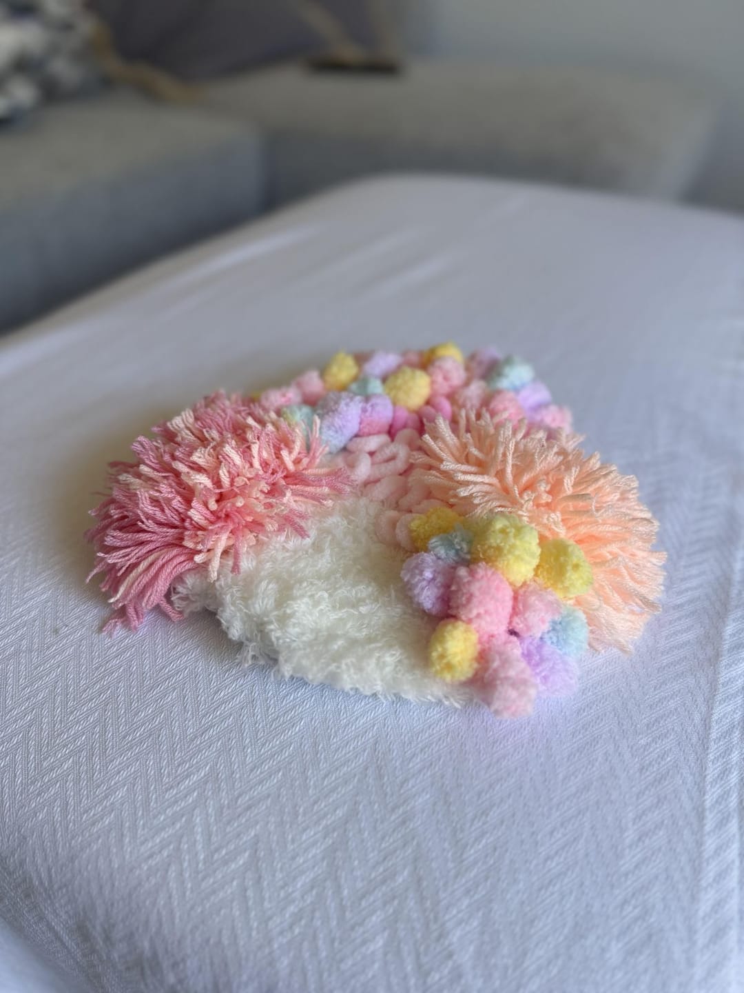 Customer photo review of COTTON CANDY - Moss Coaster Kit