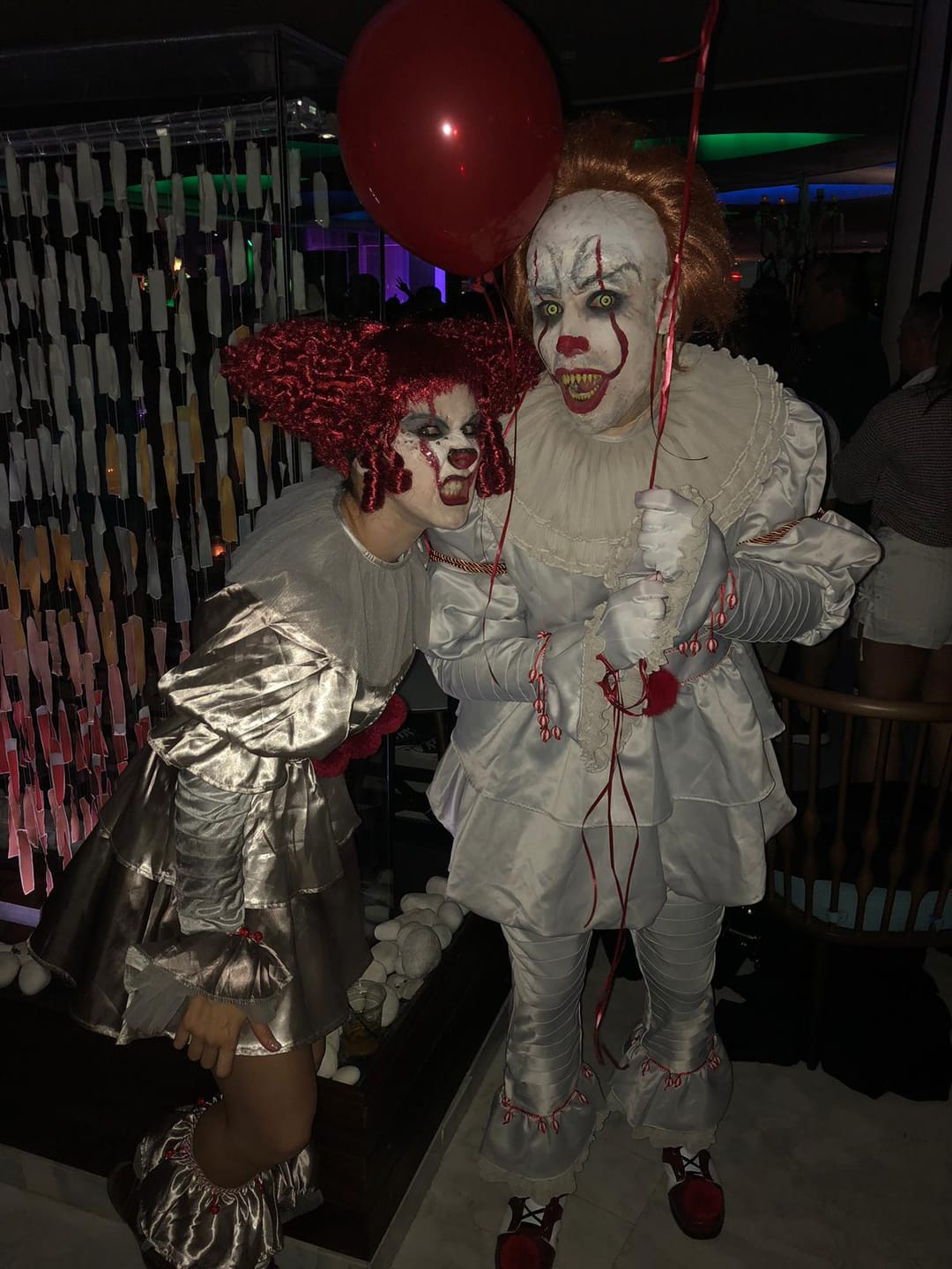 Customer photo review of Clown Pennywise Eyes Sclera Contact Lenses