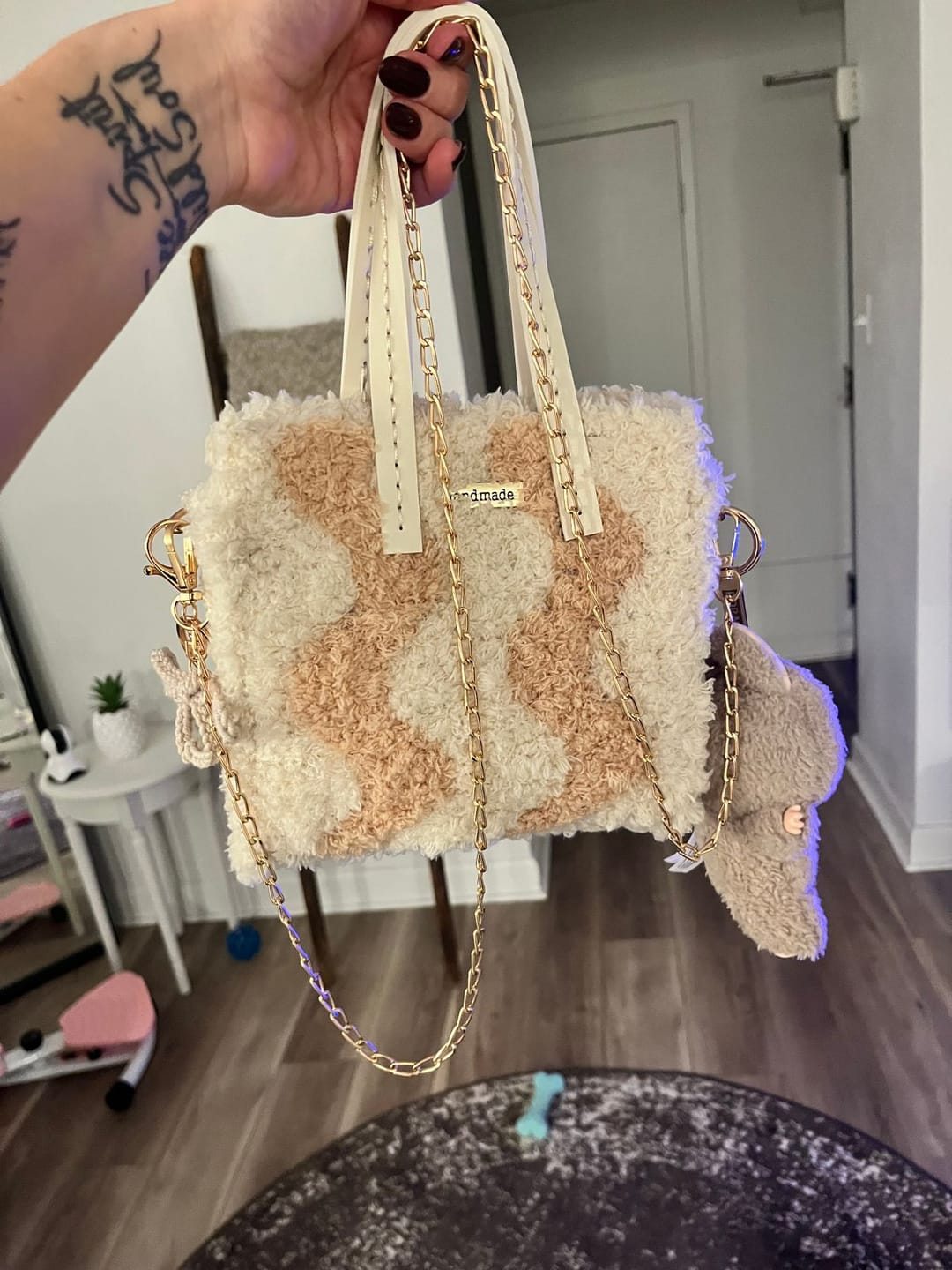 Customer photo review of Neutrals Wavey - Woven Tote Bag Kit