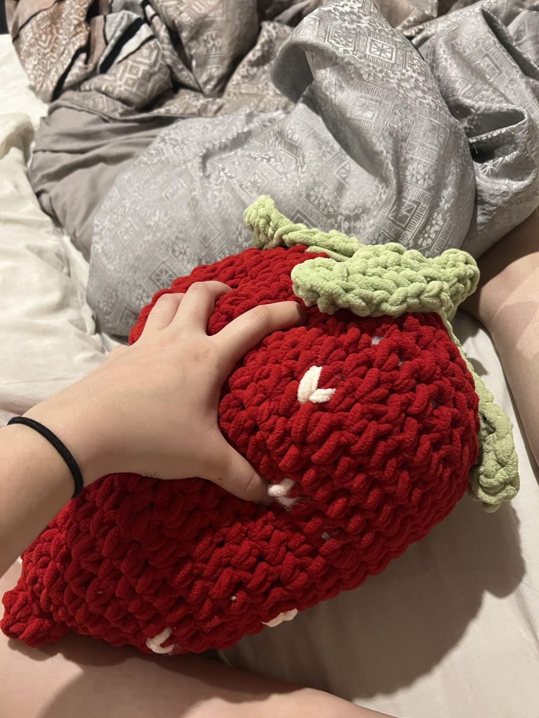 Customer photo review of STRAWBERRY - Chunky Crochet Kit