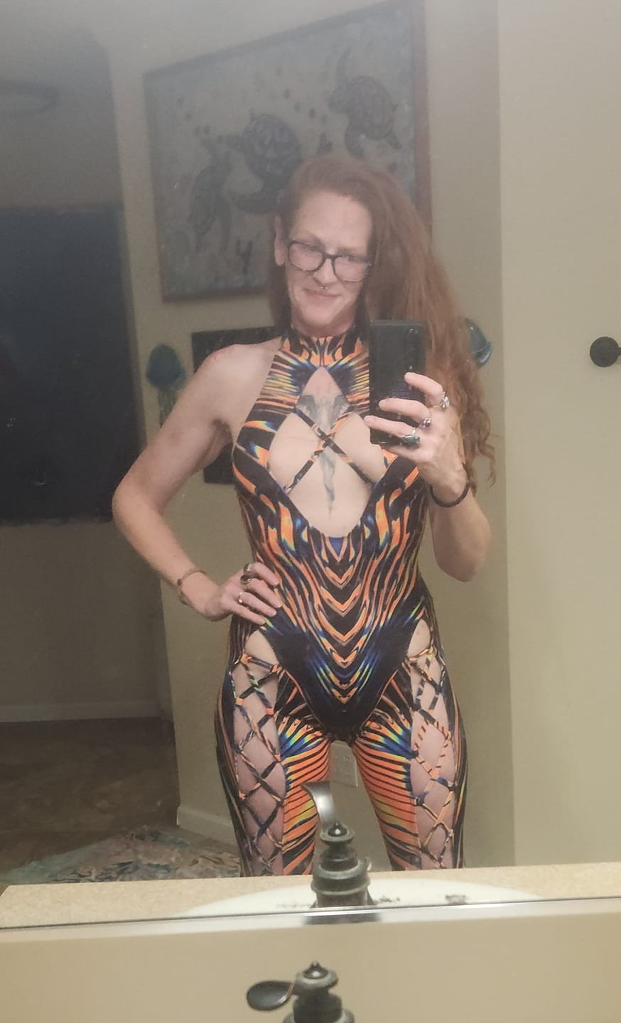 Customer photo review of Photon Particle Criss-Cross Jumpsuit