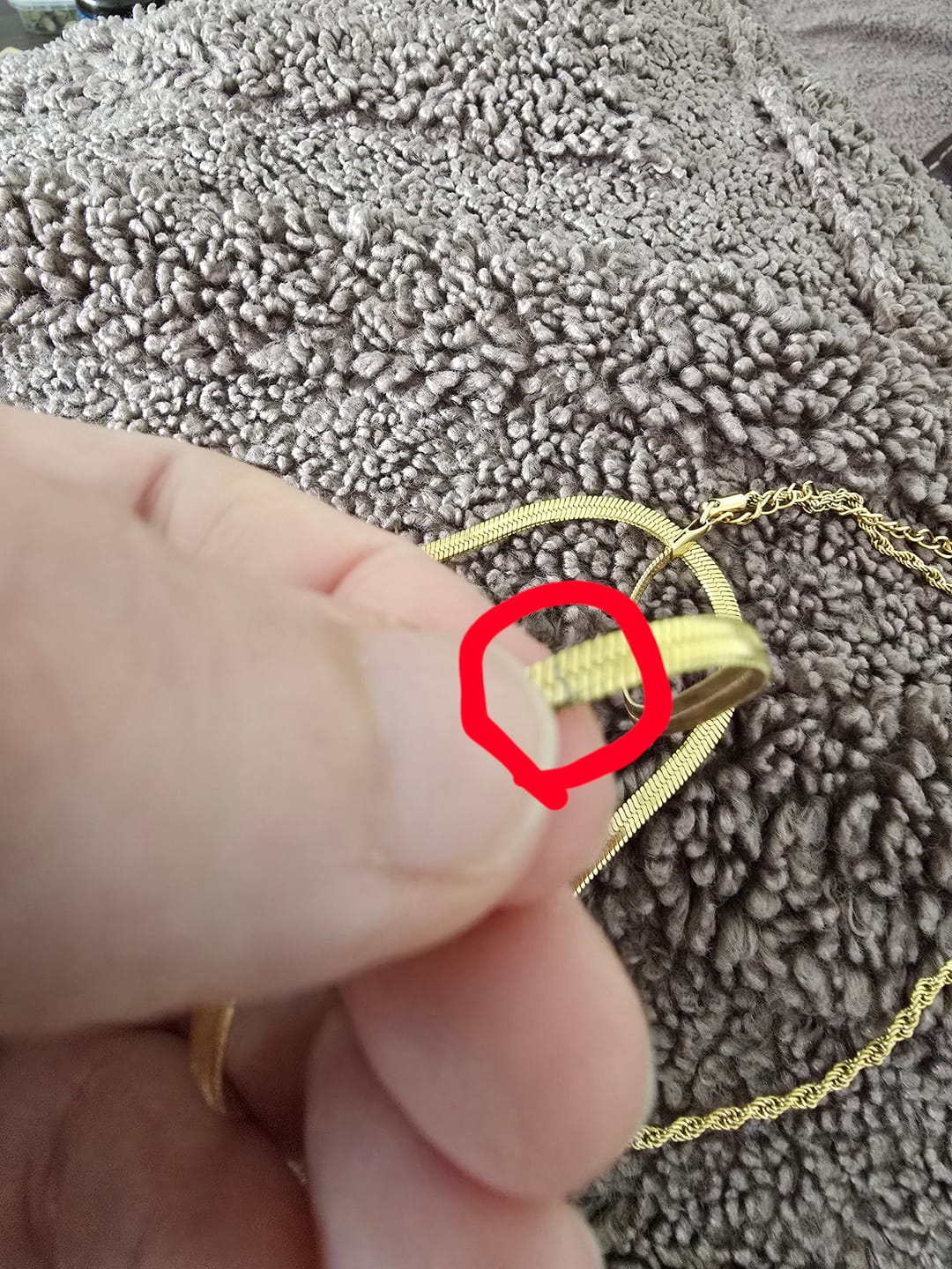 Customer photo review of Silsila Layered Necklace