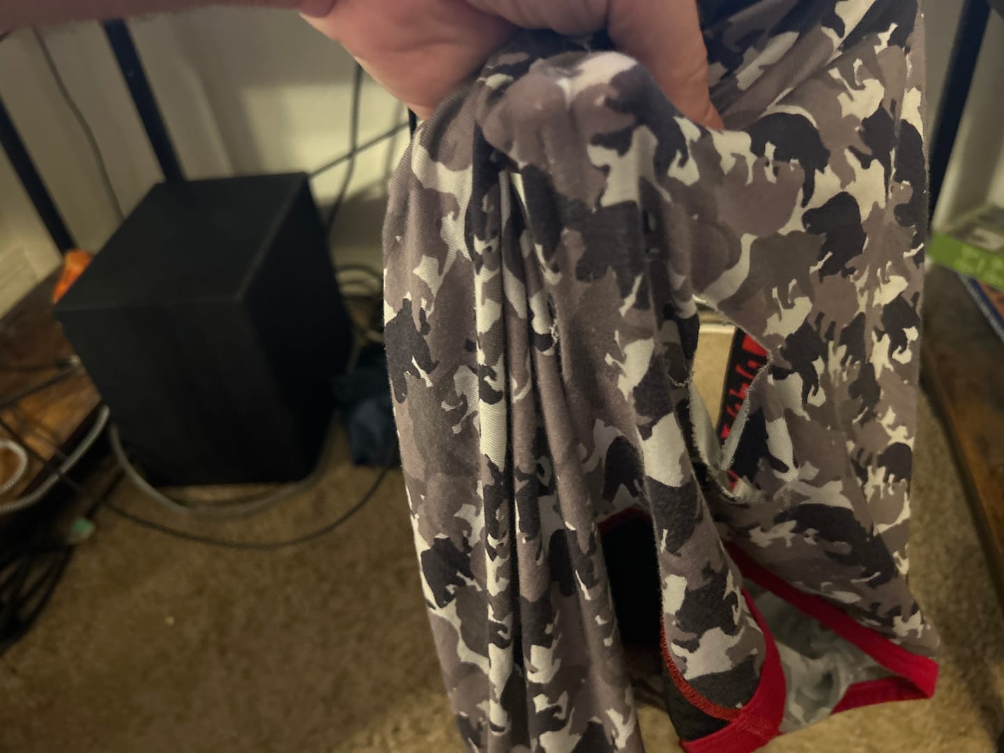 Customer photo review of Bamboo Boxer Brief - Red Bear Camo