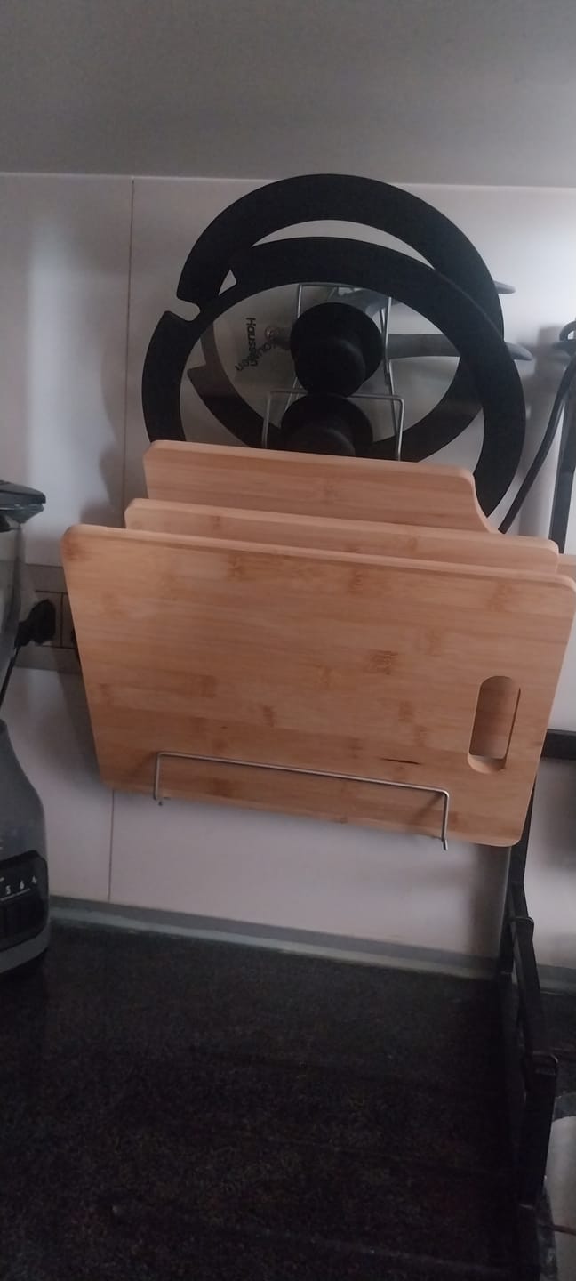 Customer photo review of Set de 3 Tablas para Picar de Bambú
