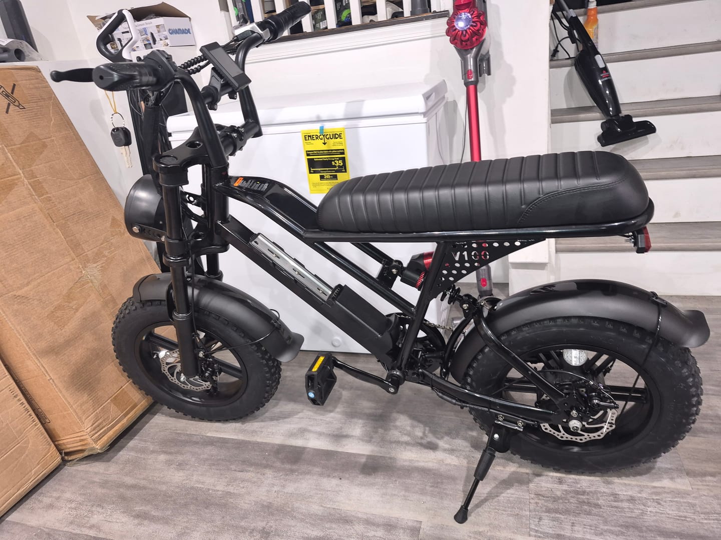 Customer photo review of Eskute® V100 16*4.0" Electric Bike for Kids&Teens
