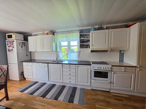 Kundeanmeldelse med bilde av 10-pk Lanterne blå/grønn selvklebende veggfliser