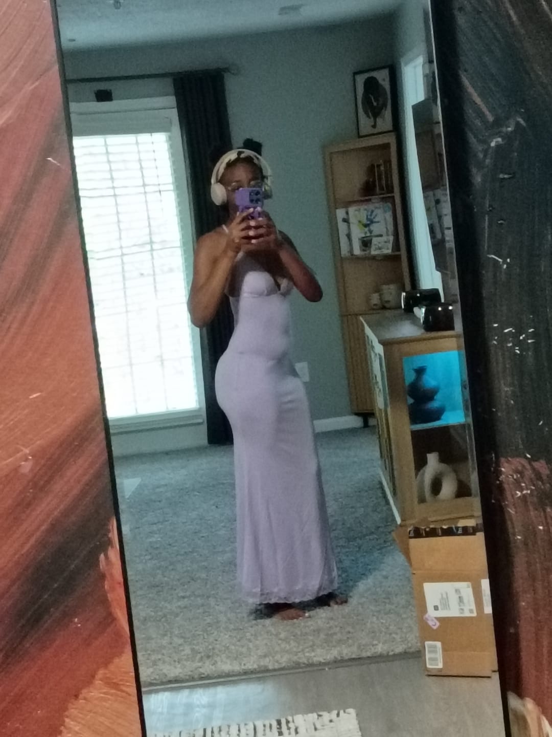 Customer photo review of The Lace Gown