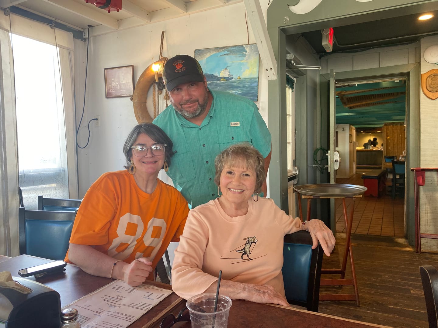Customer photo review of Dear John x True Orange Maddox Tee - Orange 89