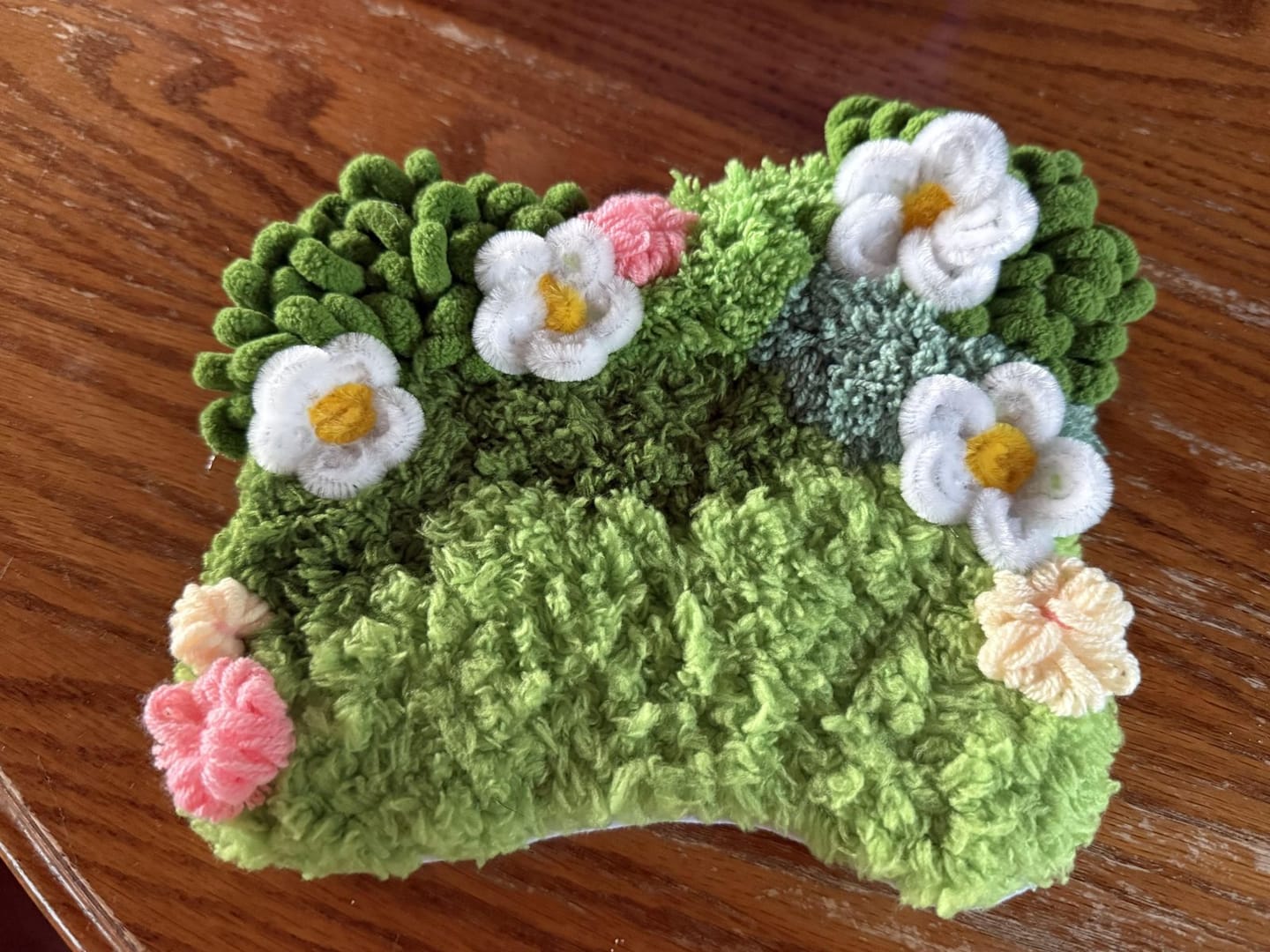 Customer photo review of DAISY - Moss Coaster Kit