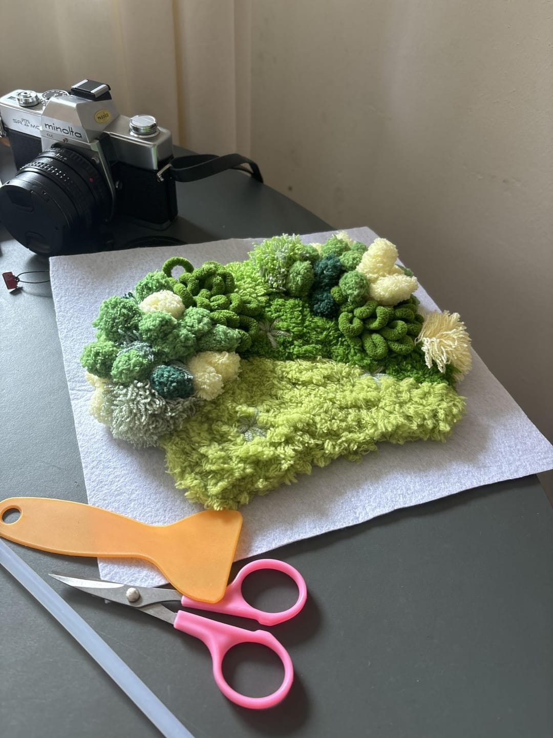 Customer photo review of GREEN OASIS - Moss Coaster Kit