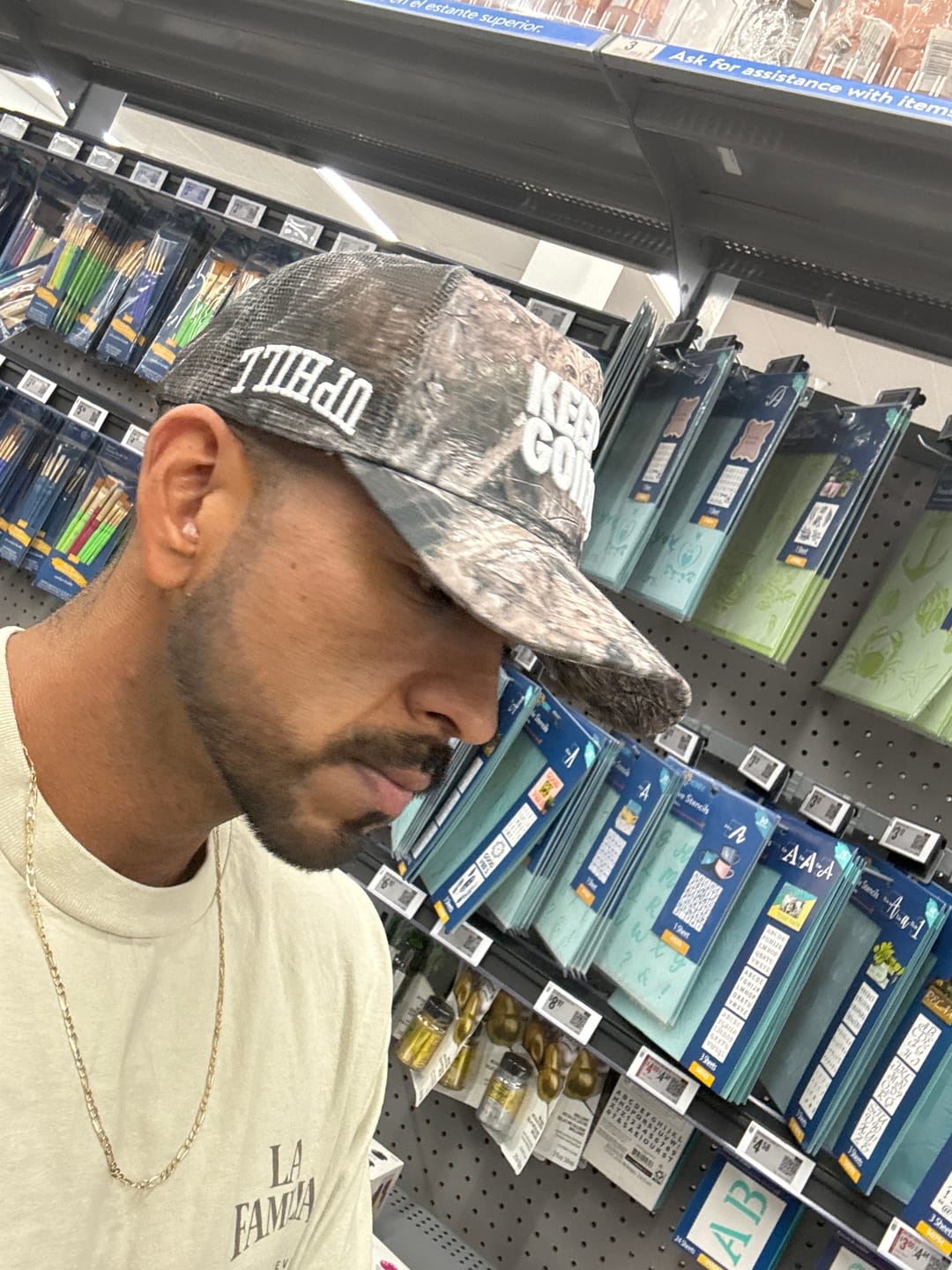 Customer photo review of KEEP GOING CAMO (Trucker)