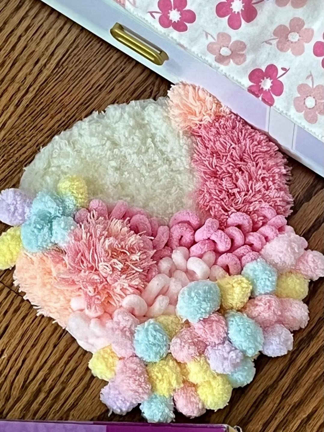 Customer photo review of COTTON CANDY - Moss Coaster Kit