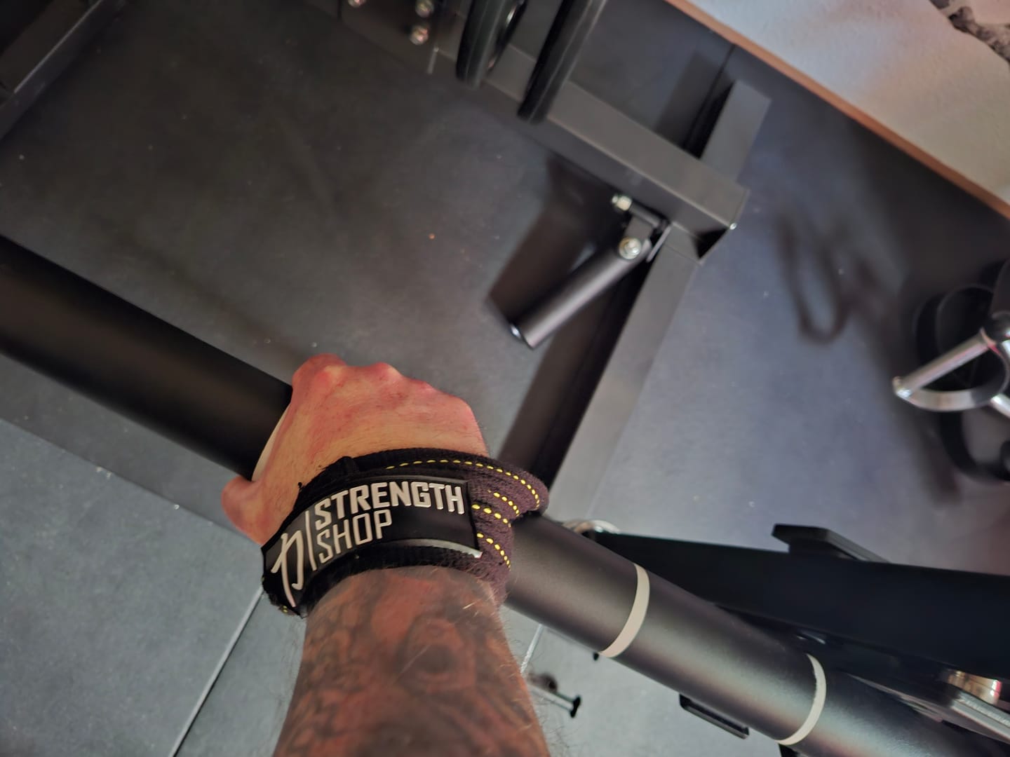 Customer photo review of Heavy Duty Figure Eight Lifting Straps - Cotton