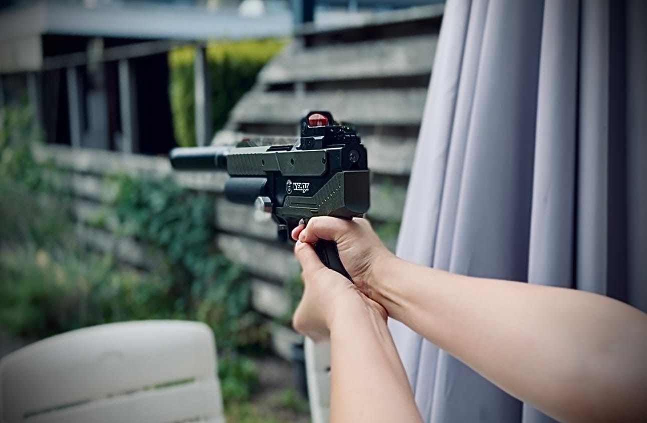 Customer photo review of VictOptics V3 1x17x26 Red Dot Sight