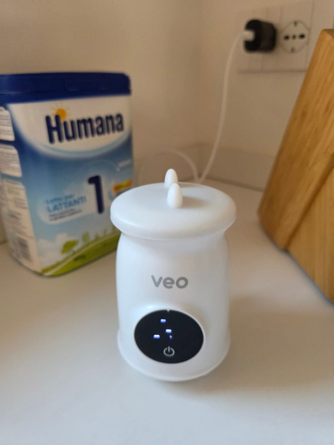 Customer photo review of VEO - Il primo scalda biberon portatile a batteria