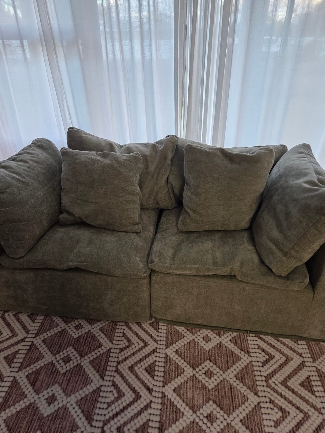 Customer photo review of R4 Loveseat Sofa
