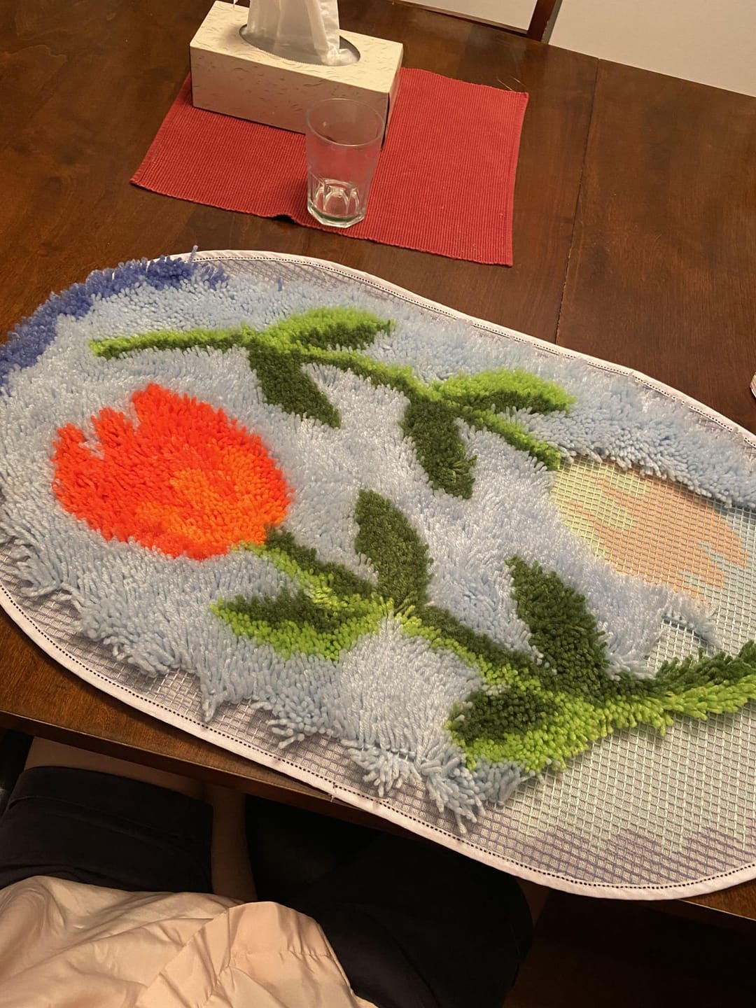 Customer photo review of ALMALFI  TULIP FEVER - XL Rug Making Kit