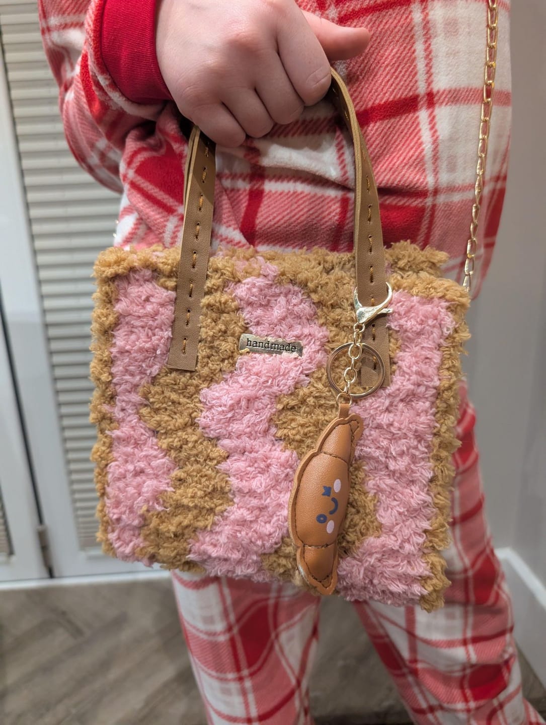 Customer photo review of BLUSH & BROWN WAVEY - Woven Tote Bag Kit