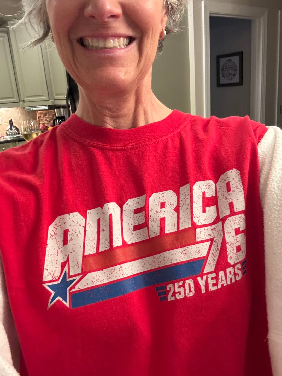 Customer photo review of America 76 "Limited Edition" Premium T-Shirt