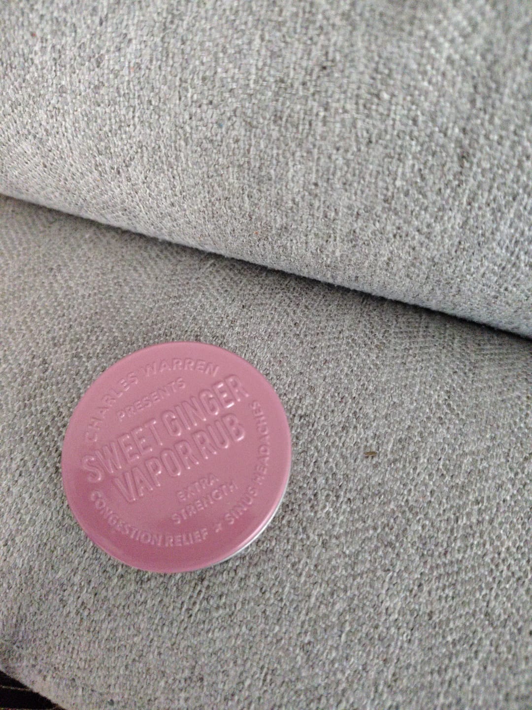 Customer photo review of Extra Strength Sweet Ginger Vapor Rub [Compact]