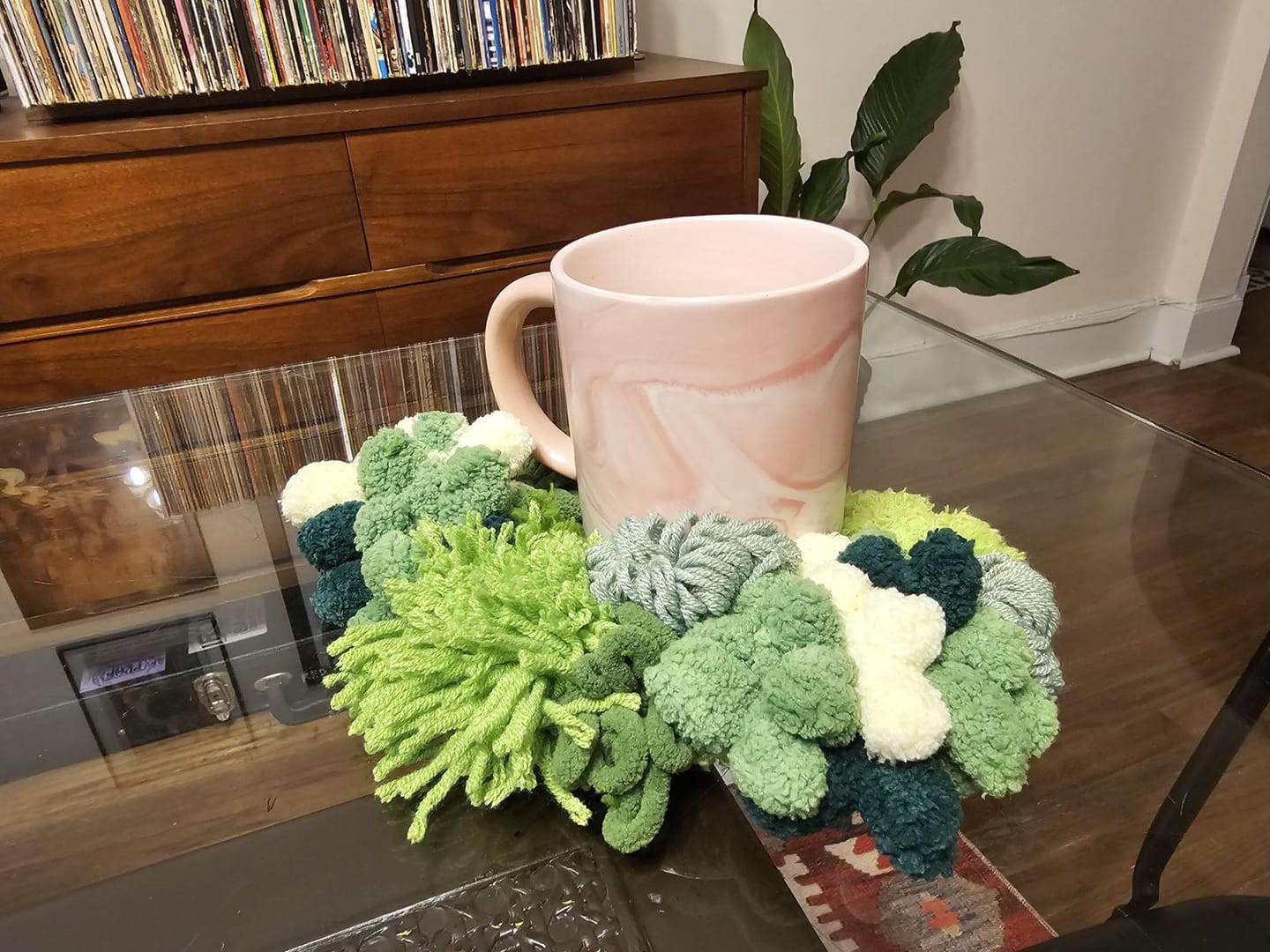 Customer photo review of GREEN OASIS - Moss Coaster Kit