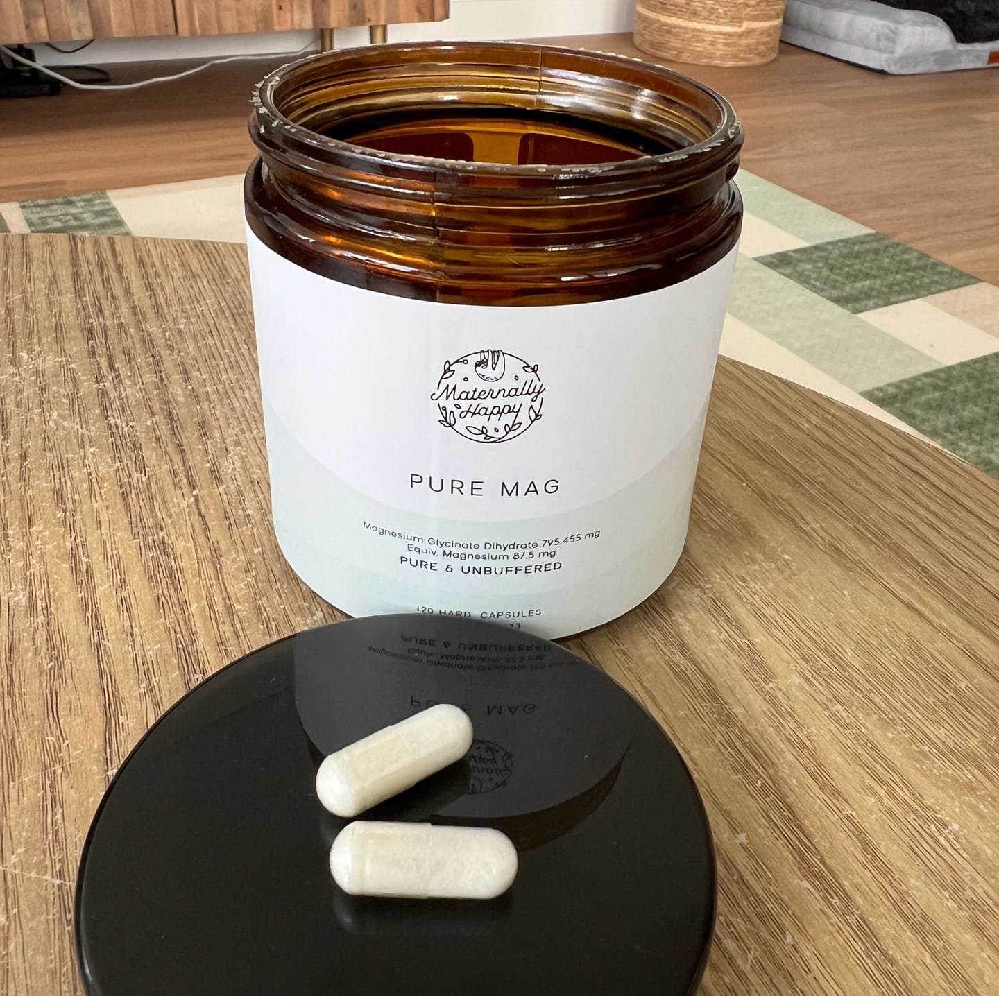 Customer photo review of Pure Mag | Unbuffered Magnesium Glycinate