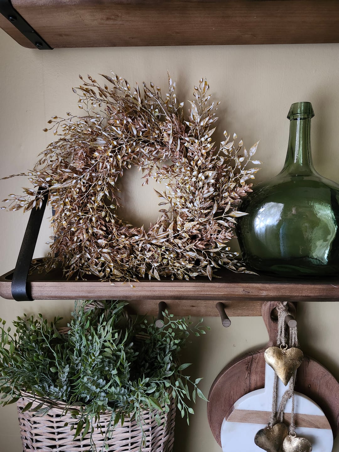Customer photo review of Autumn Willow Small Wreath