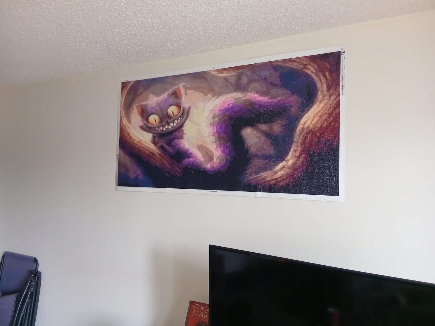 Customer photo review of Full Drill - 5D DIY Diamond Painting Kits  Funny Cartoon Cat