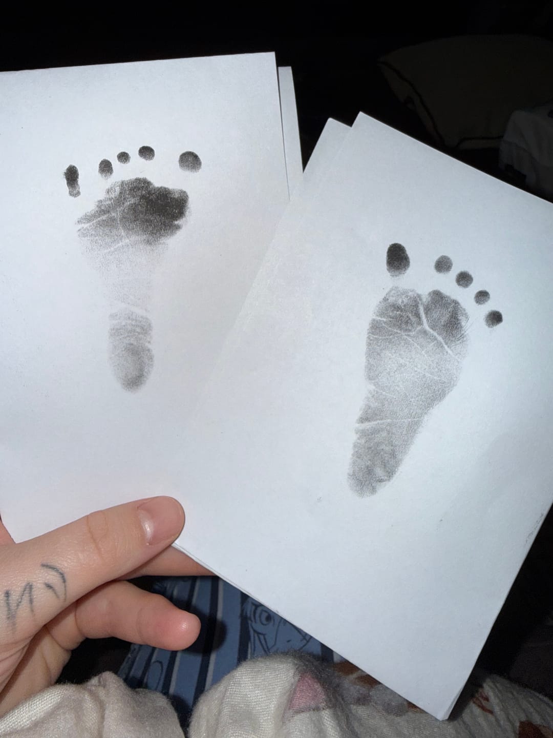 Customer photo review of Mammas Milk Bar Inkless Print Keepsake