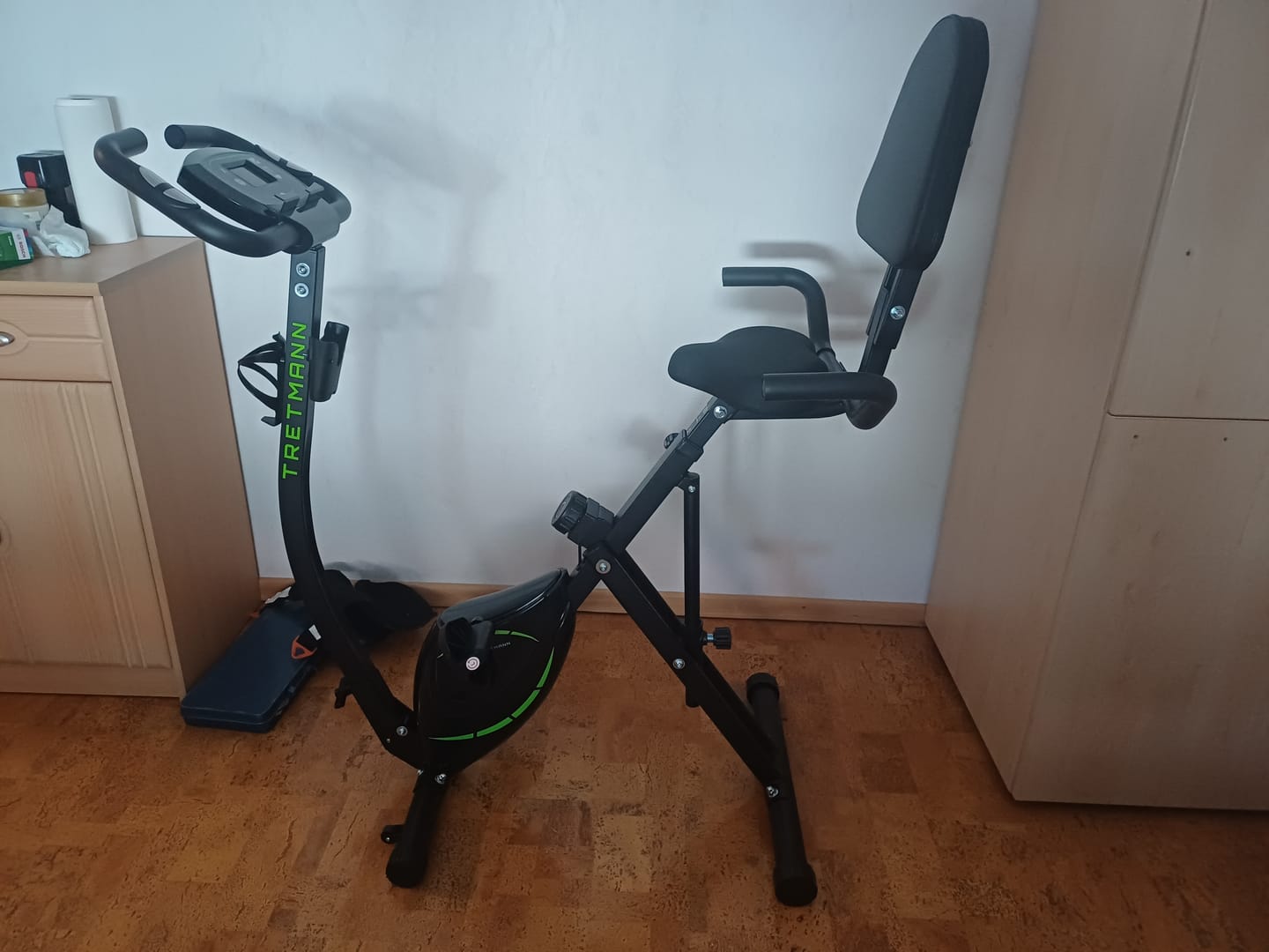 Customer photo review of Tretmann RIDE- Heimtrainer mit tiefem Einstieg