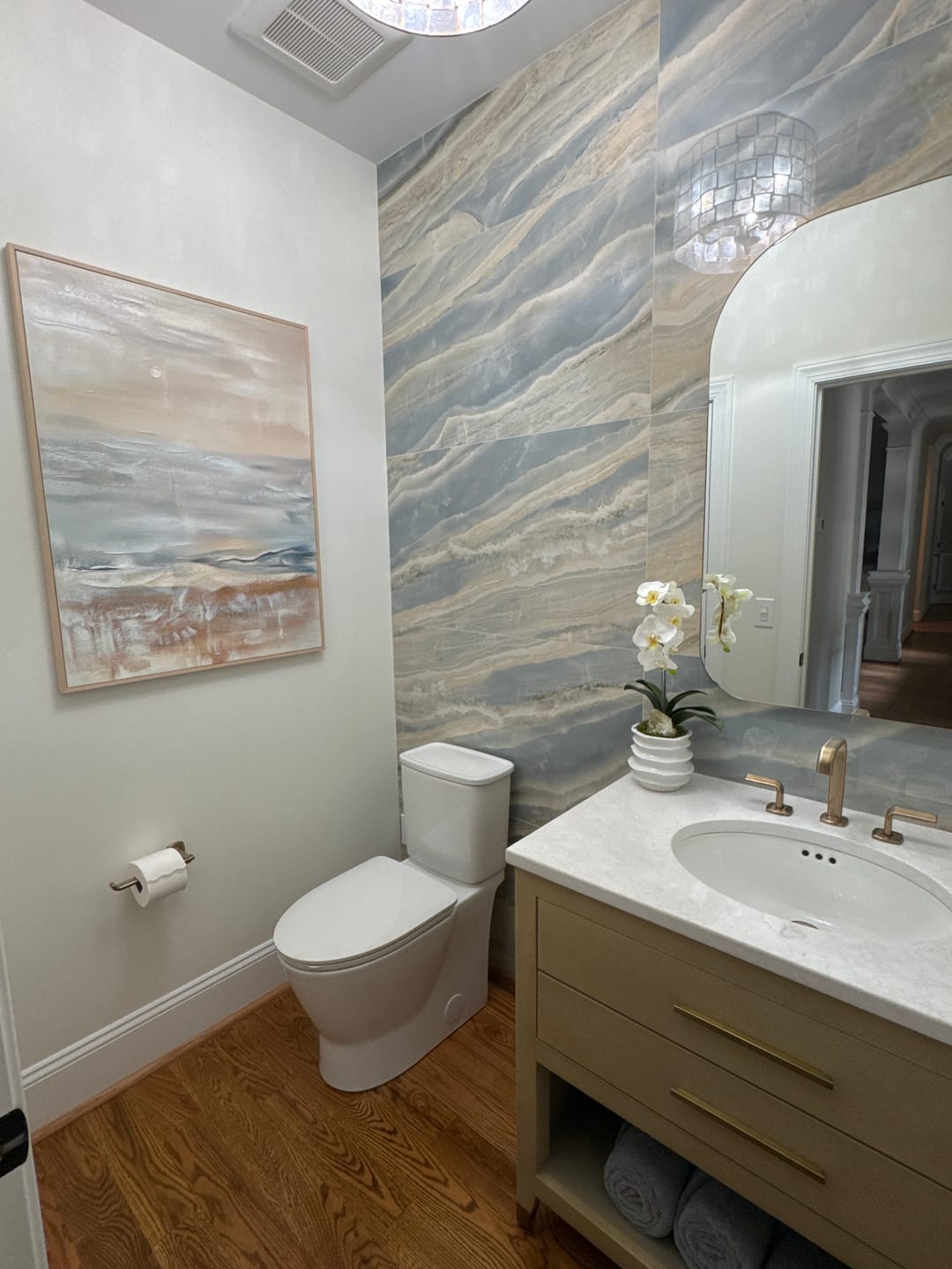 Customer photo review of Abstract Wall Art #VA139