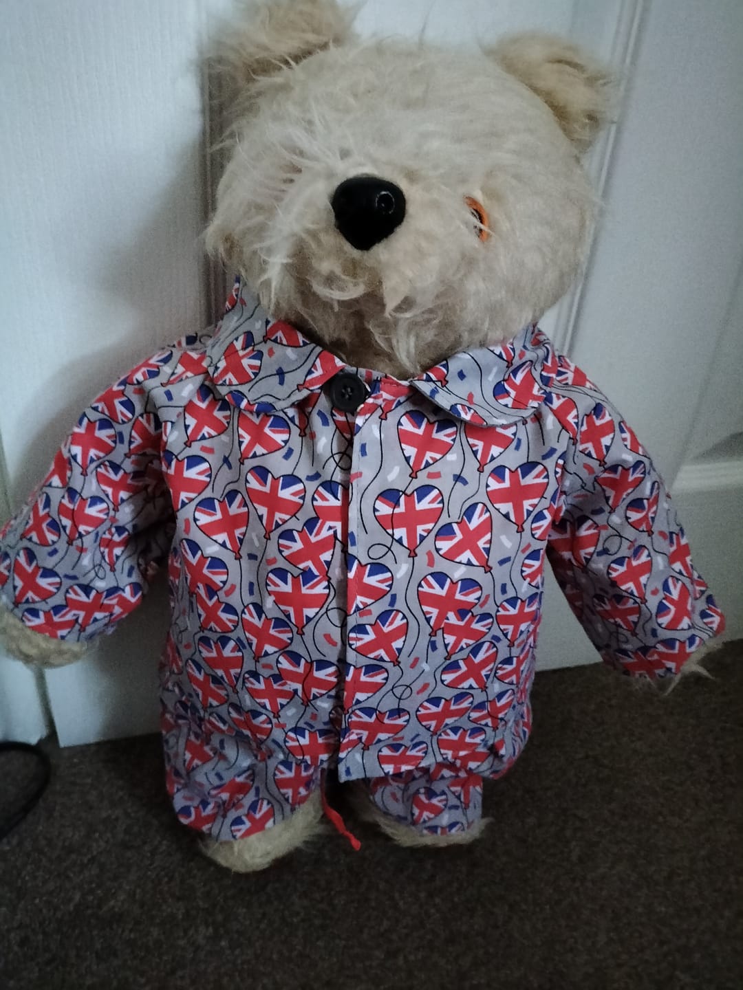 Customer photo review of Union Jack Balloons Polycotton Fabric