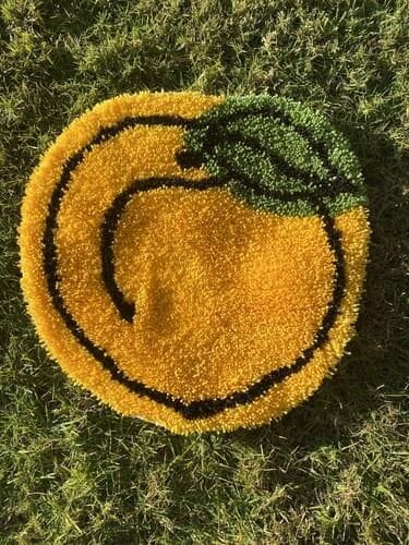 Customer photo review of PEACHY - Rug Making Kit