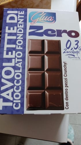 Customer photo review of Tavolette di cioccolato fondente