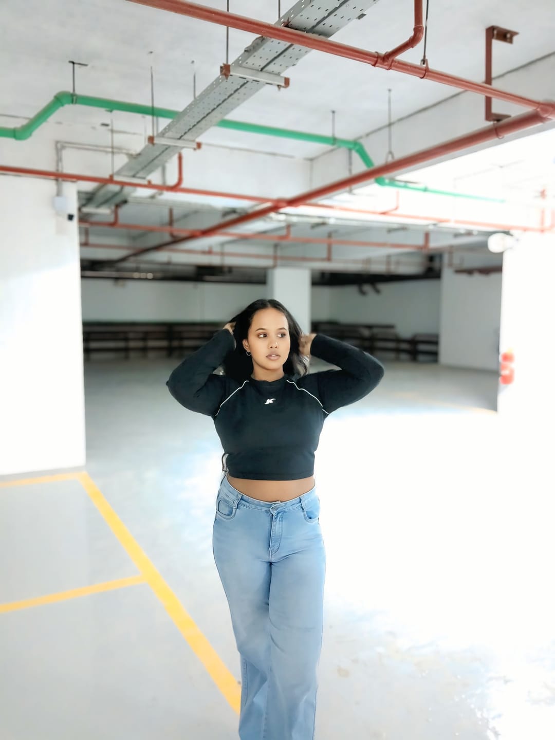 Customer photo review of Off duty active fitted top
