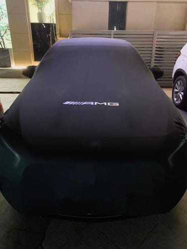 Customer photo review of CUSTOM INDOOR CAR COVER FOR MERCEDES