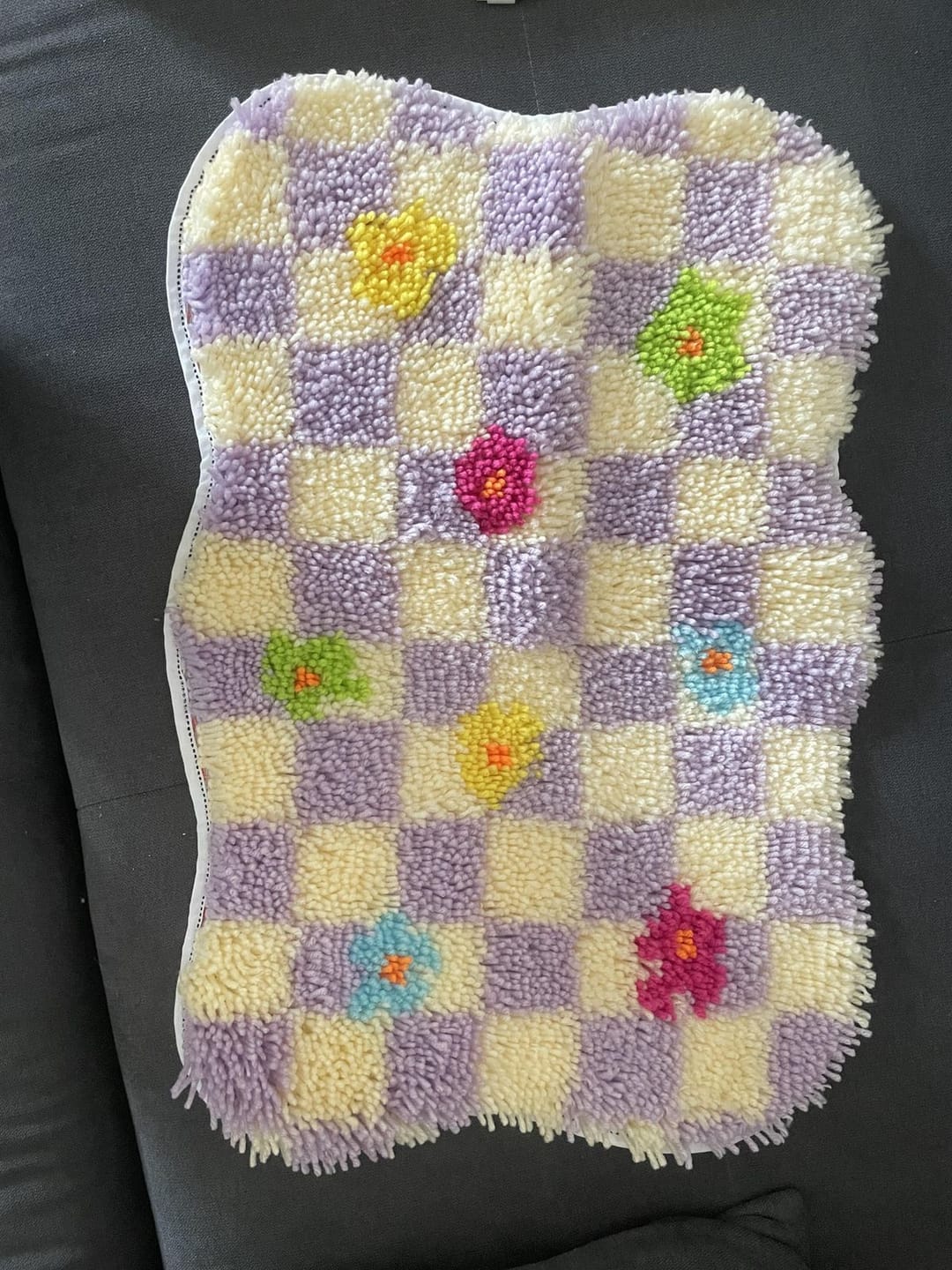 Customer photo review of CHECK ME OUT - Rug Making Kit