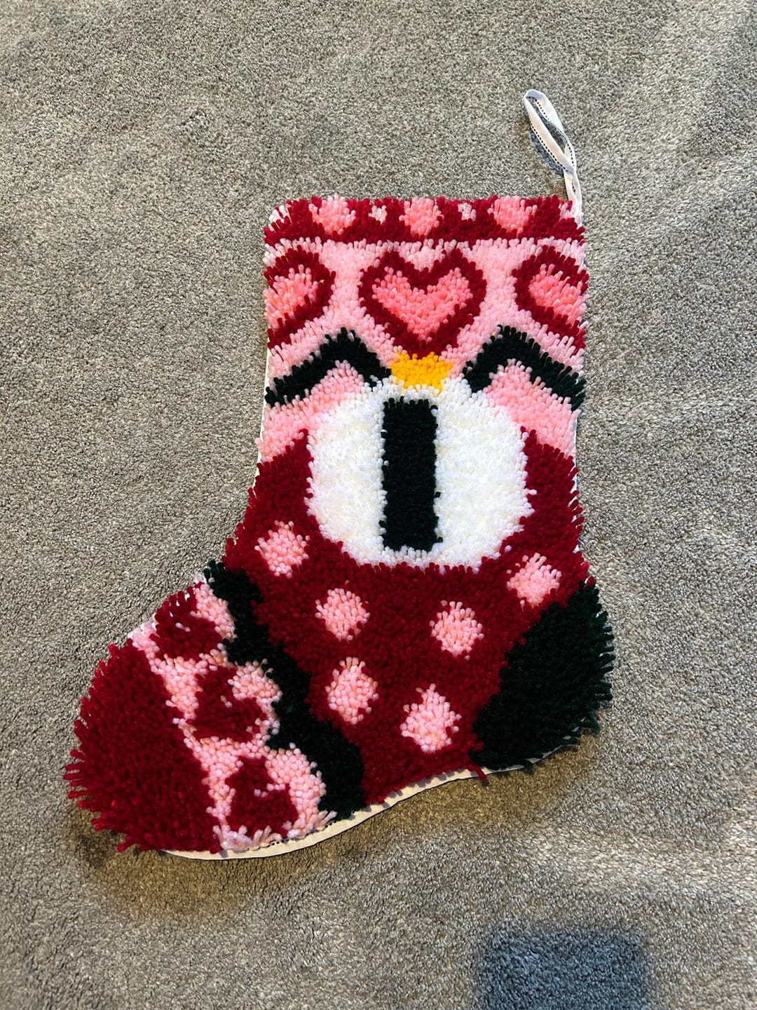 Customer photo review of PERSONALISED INITIAL - Christmas Stocking Kit