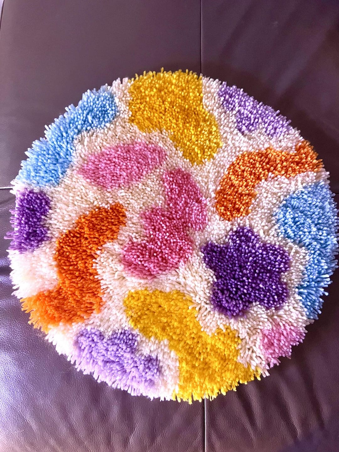 Customer photo review of BOTANIC BRIGHTS - Rug Making Kit