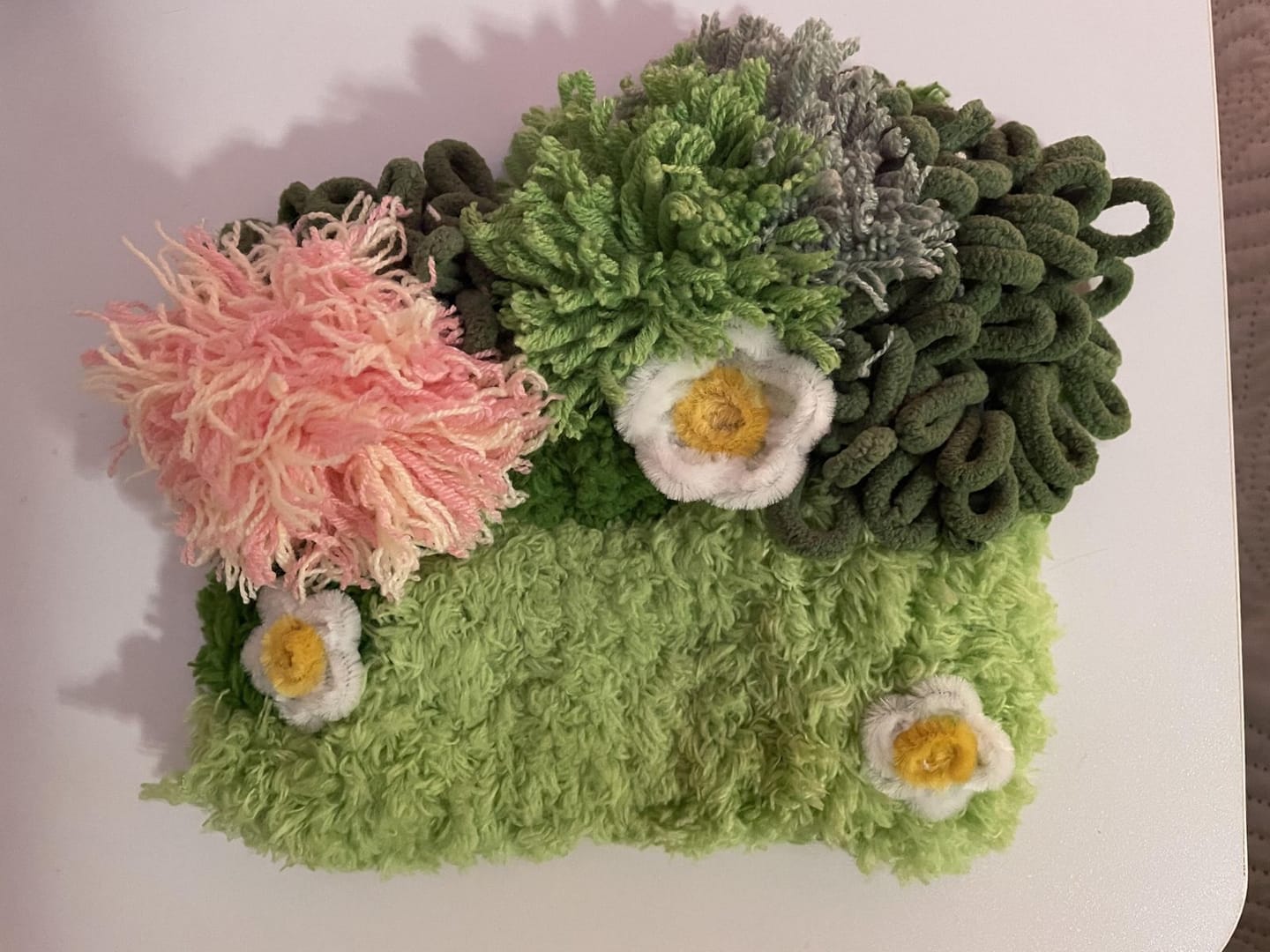 Customer photo review of DAISY - Moss Coaster Kit