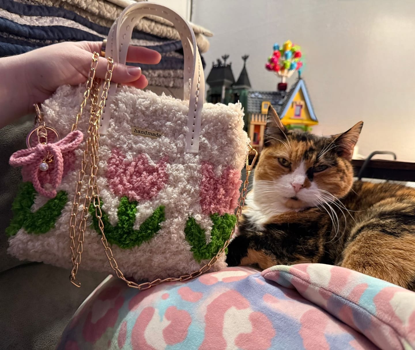 Customer photo review of Pastel Tulip - Woven Tote Bag Kit