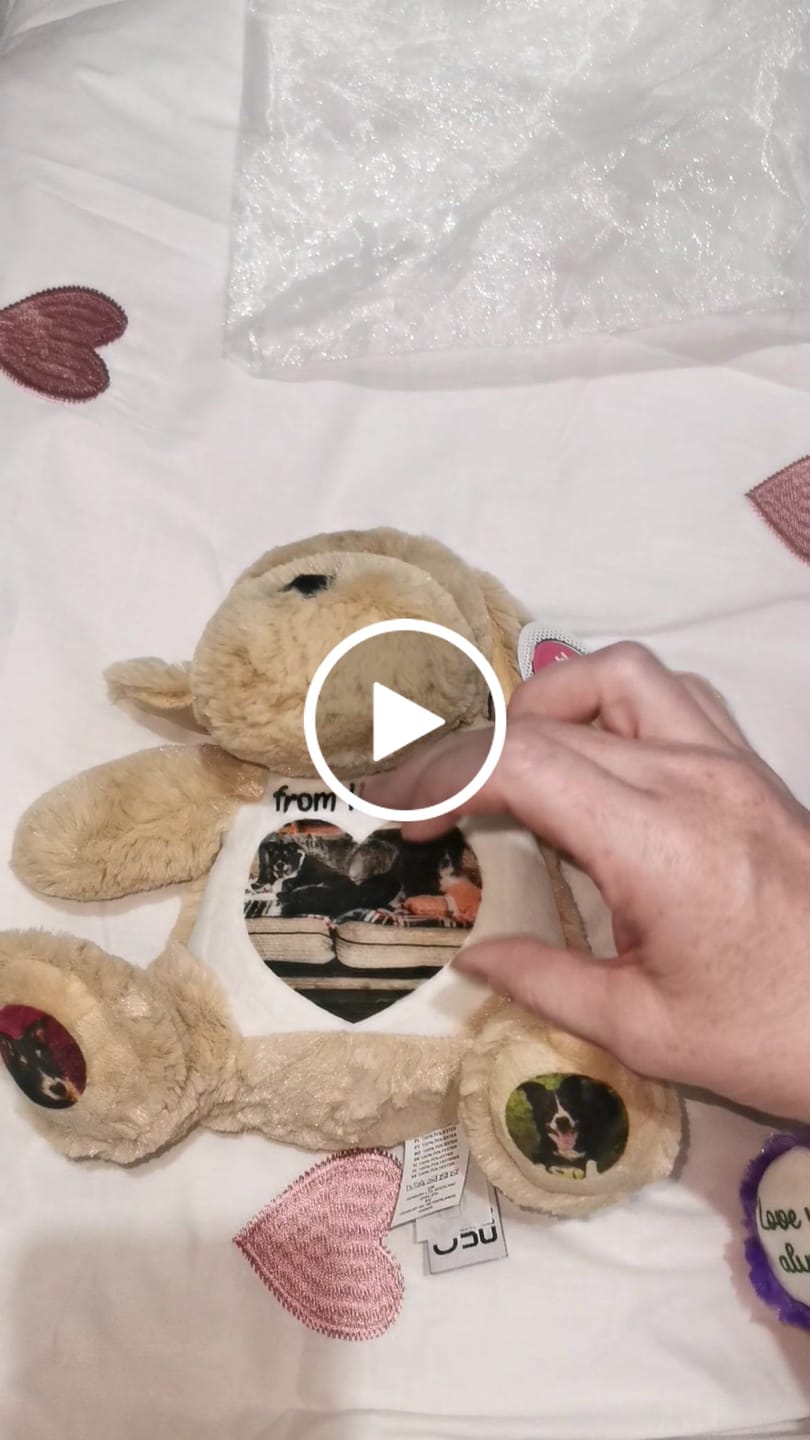 Customer video review of Item Personalisation