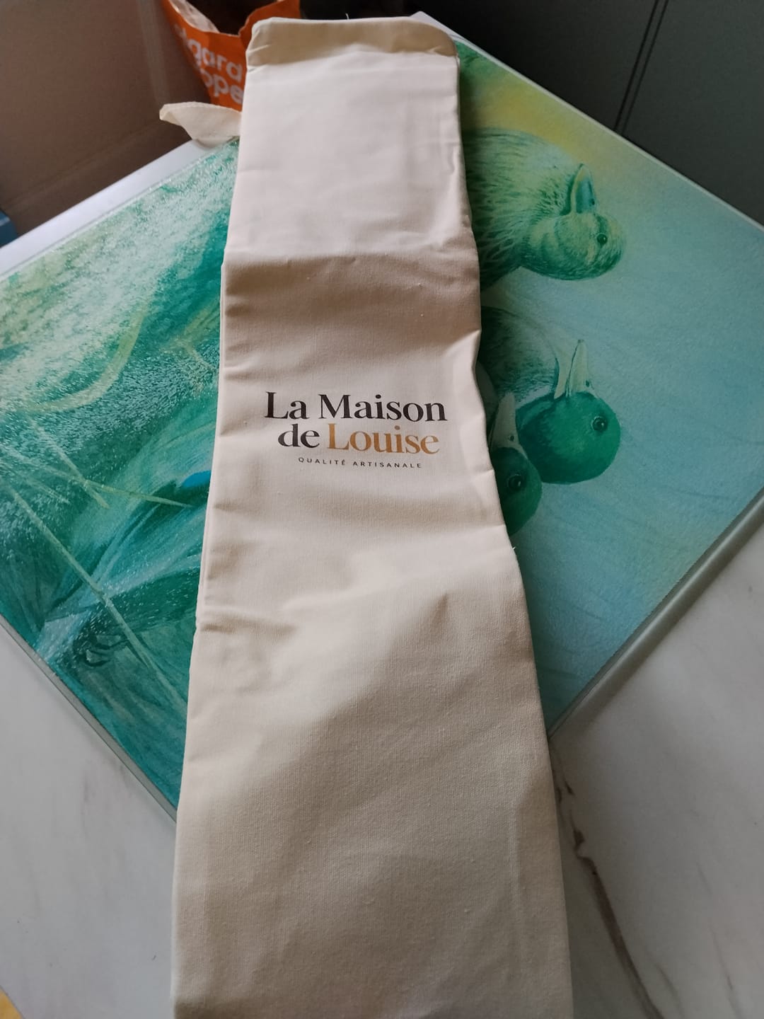 Customer photo review of Le Sac à Baguette · Coton & Cire d'Abeille · 70×10 cm