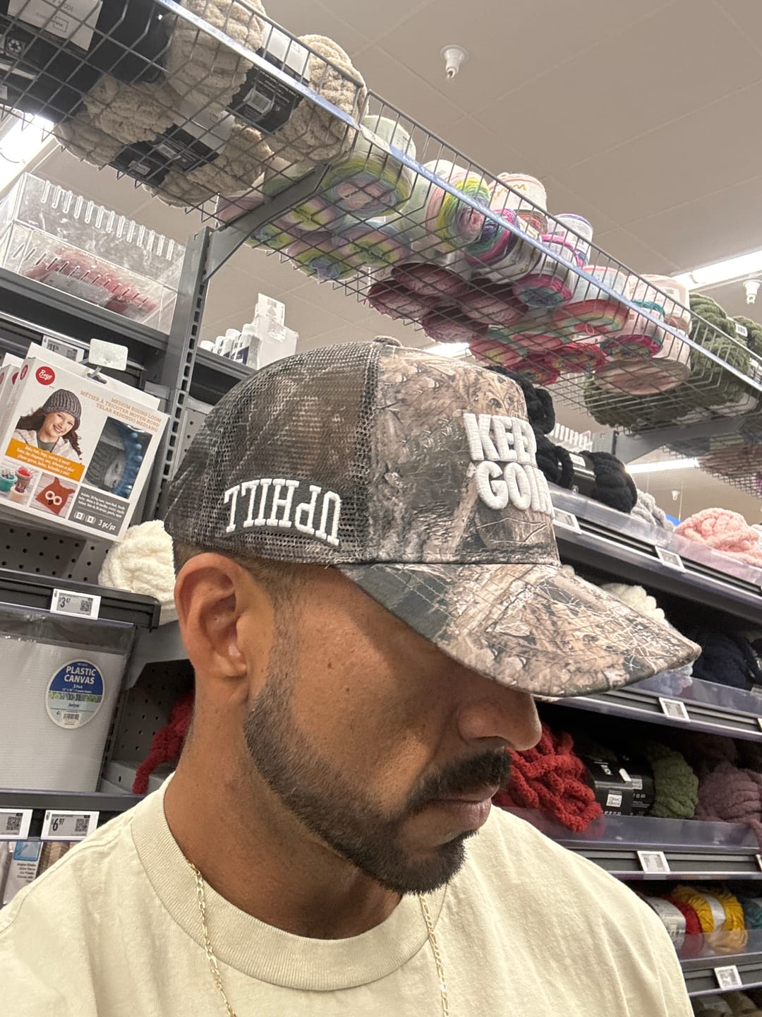 Customer photo review of KEEP GOING CAMO (Trucker)