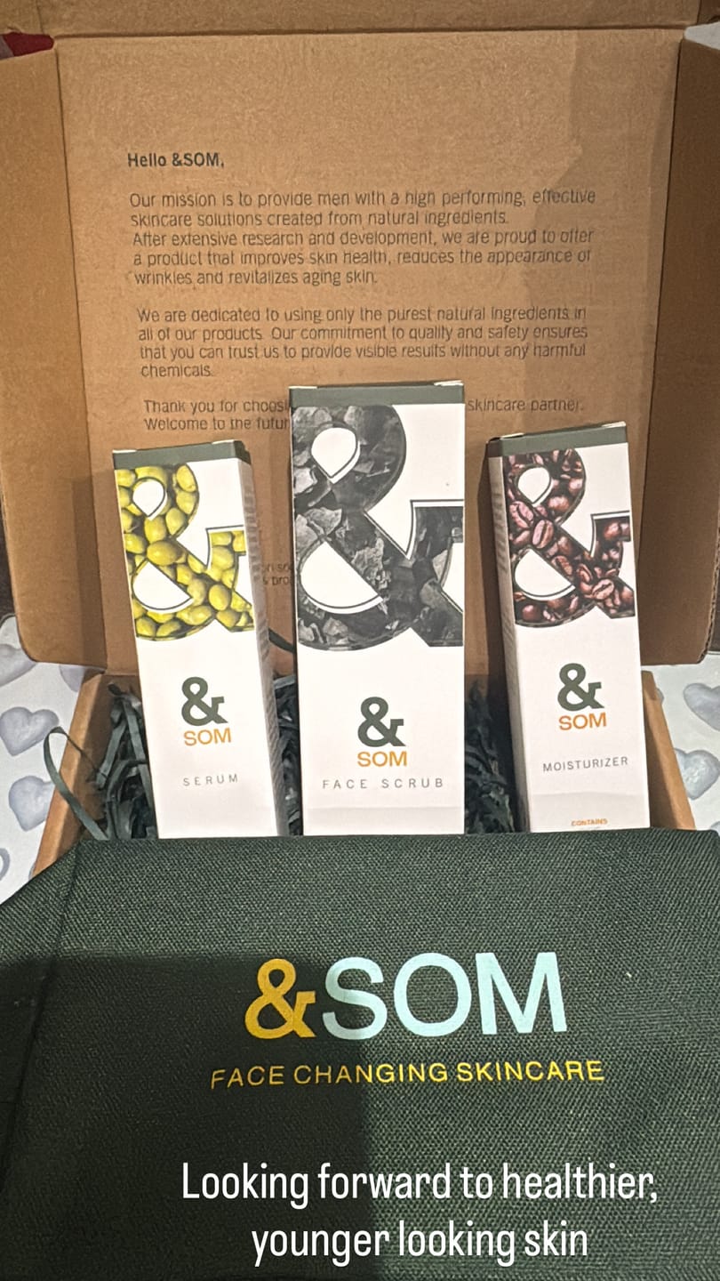 Customer photo review of The Men's Skincare Set