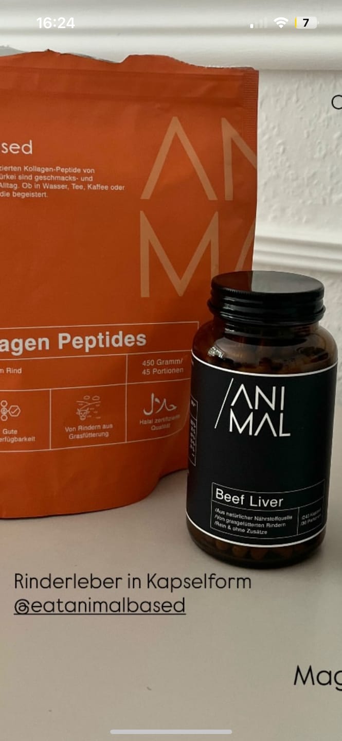 Customer photo review of Rinderleber Kapseln - Grass Fed Beef Liver