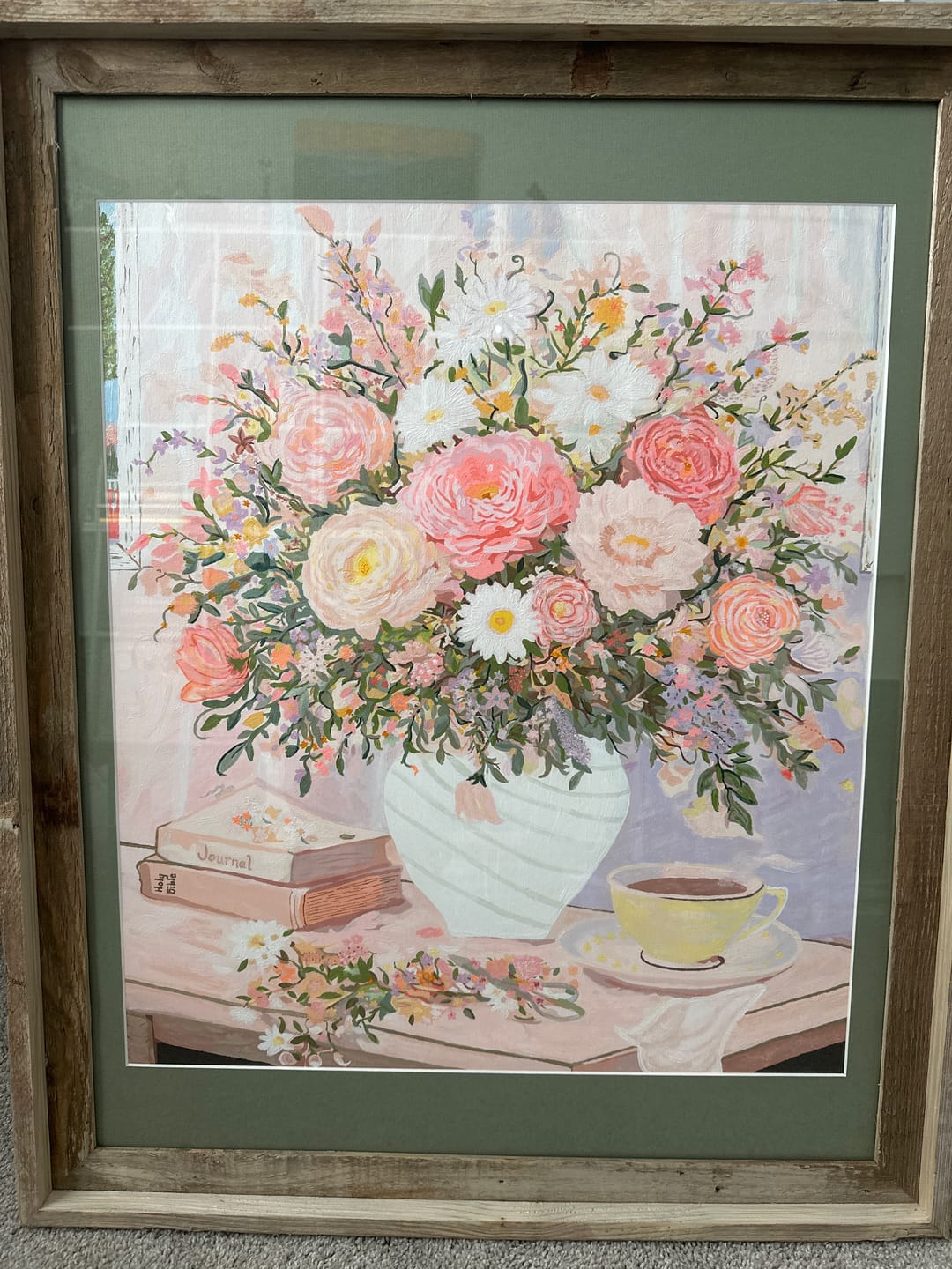 Customer photo review of Paint by Numbers - Morning poetry, the magic of blossoms