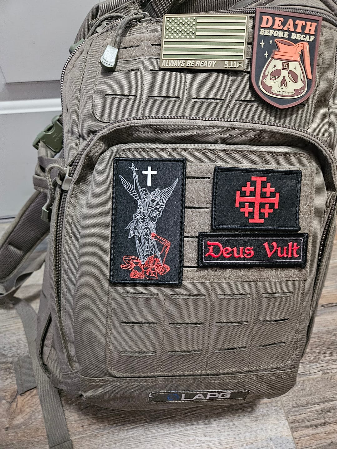 Customer photo review of SAINT MICHAEL Patch