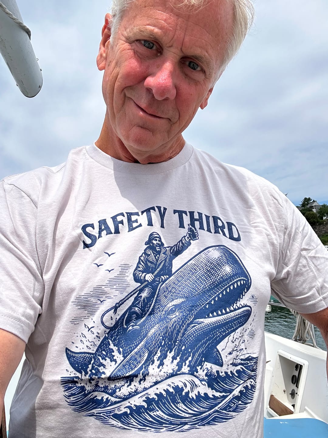 Customer photo review of Safety Third T-shirt